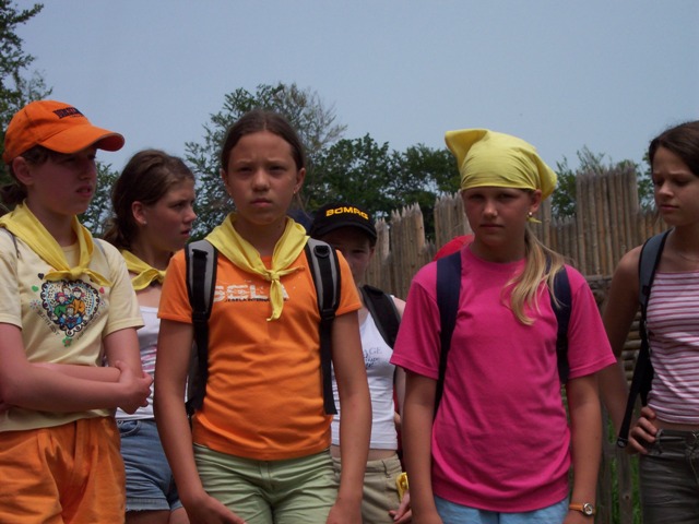 Tři členky našeho klubu- Moňa, Betty a Kája